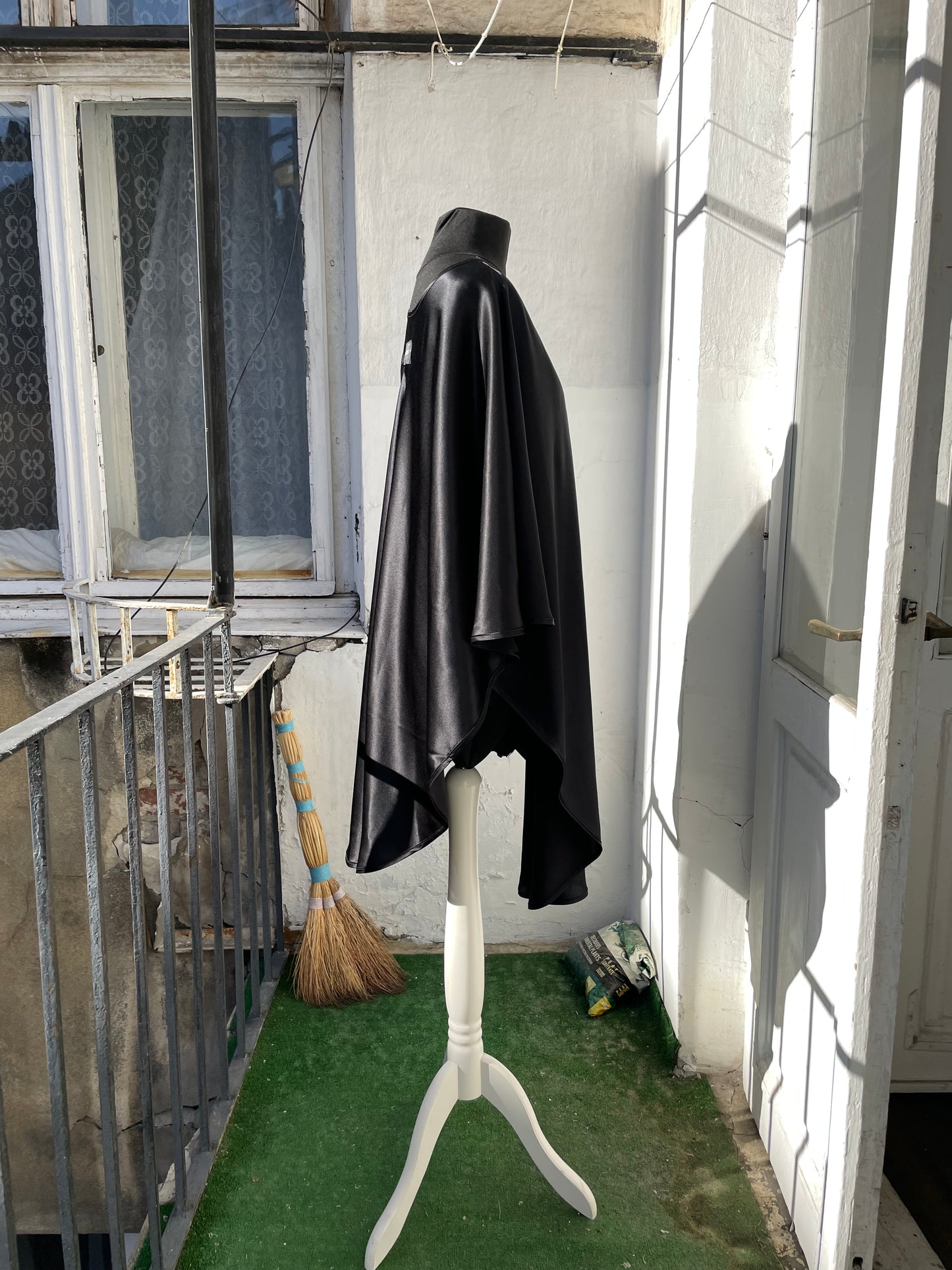 Evening Silk Slip Cape