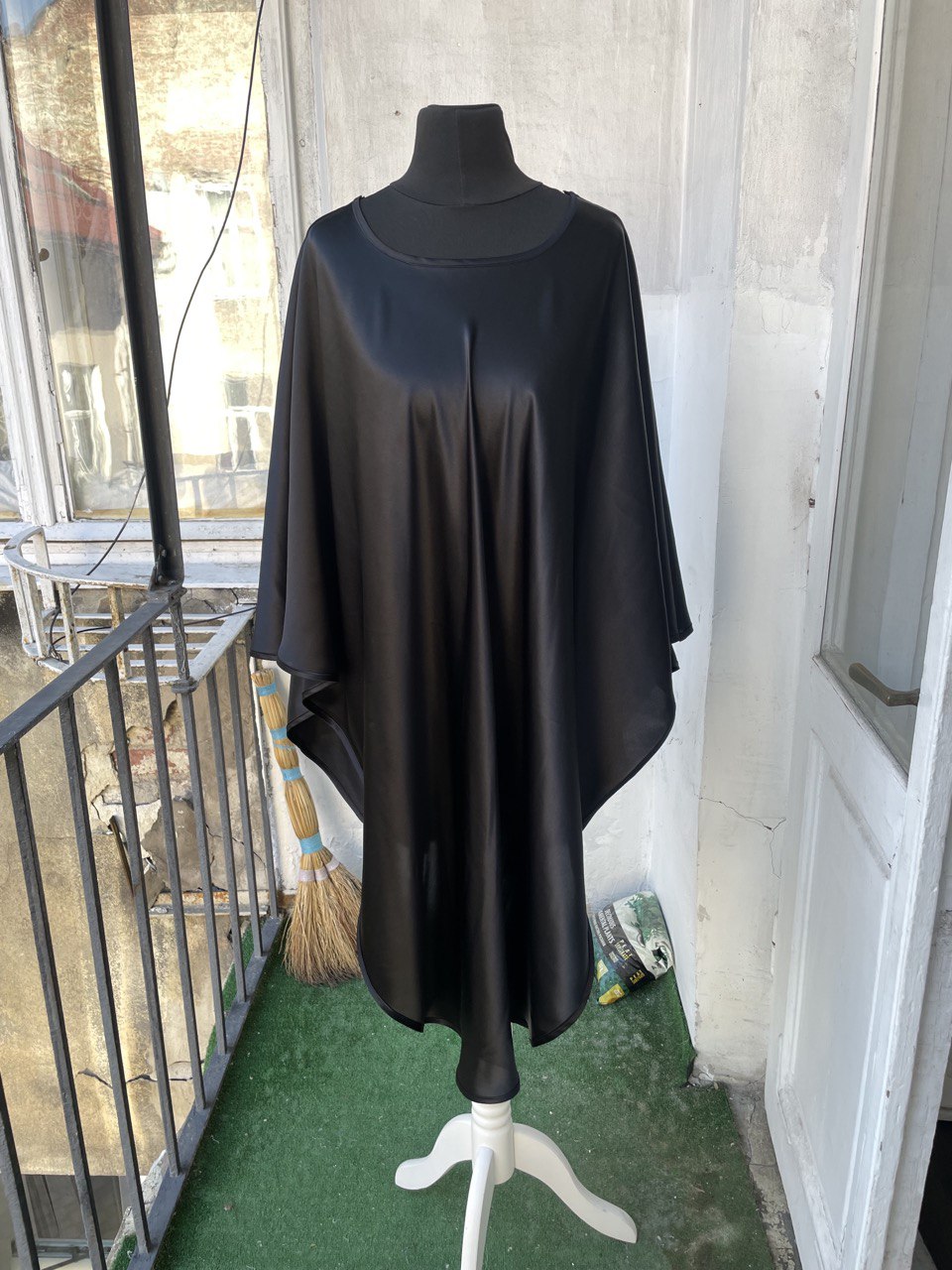 Evening Silk Slip Cape