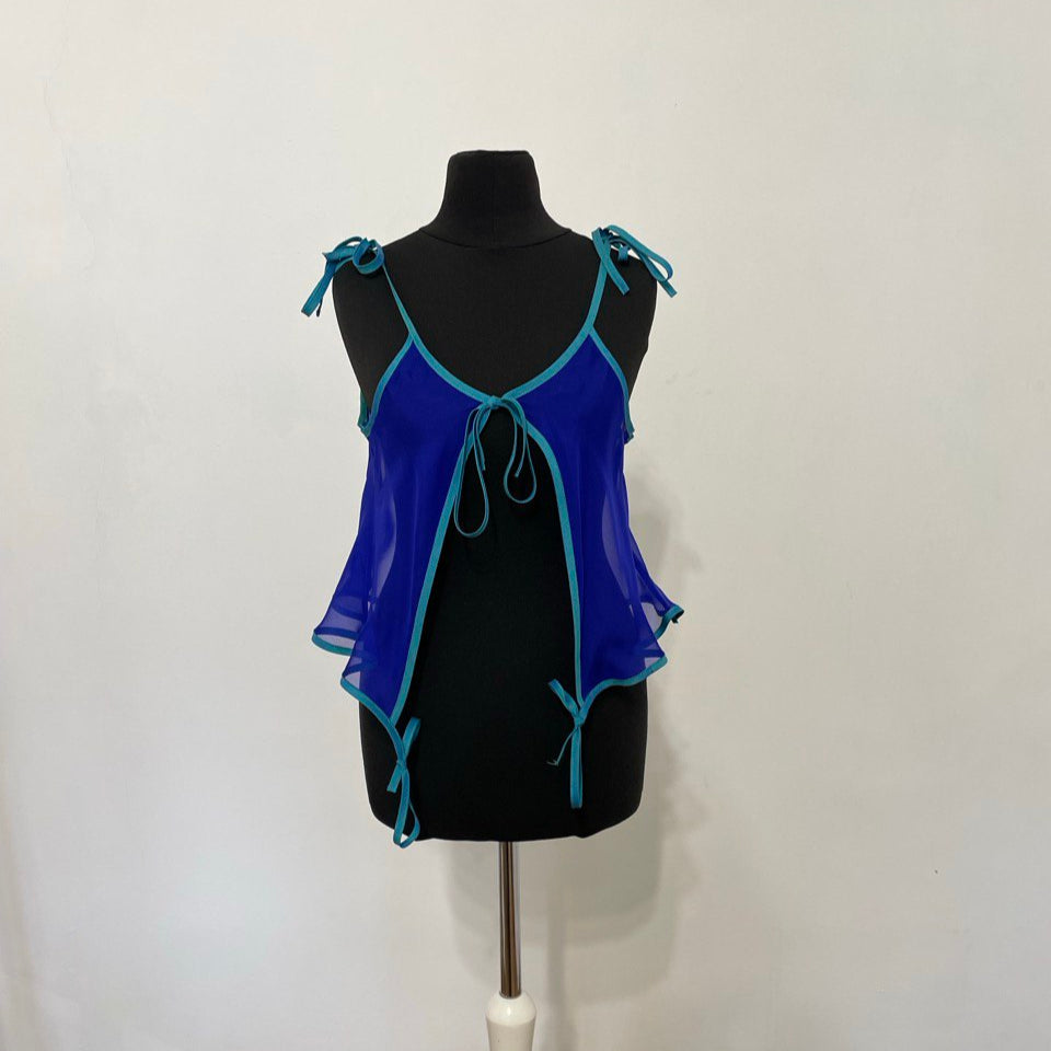 Silk Chiffon Lingerie Slip Top