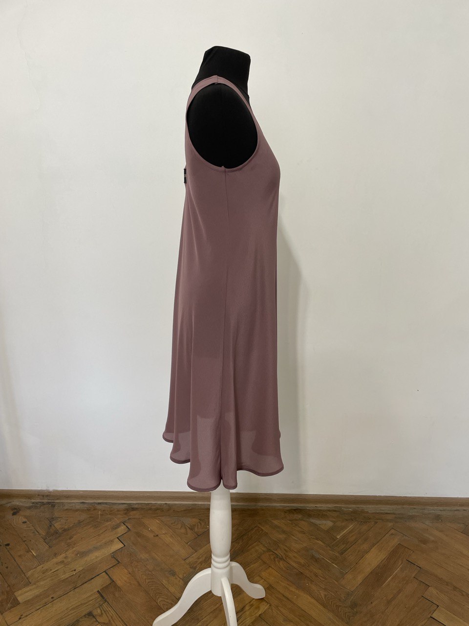 Lilac Silk Summer Dress