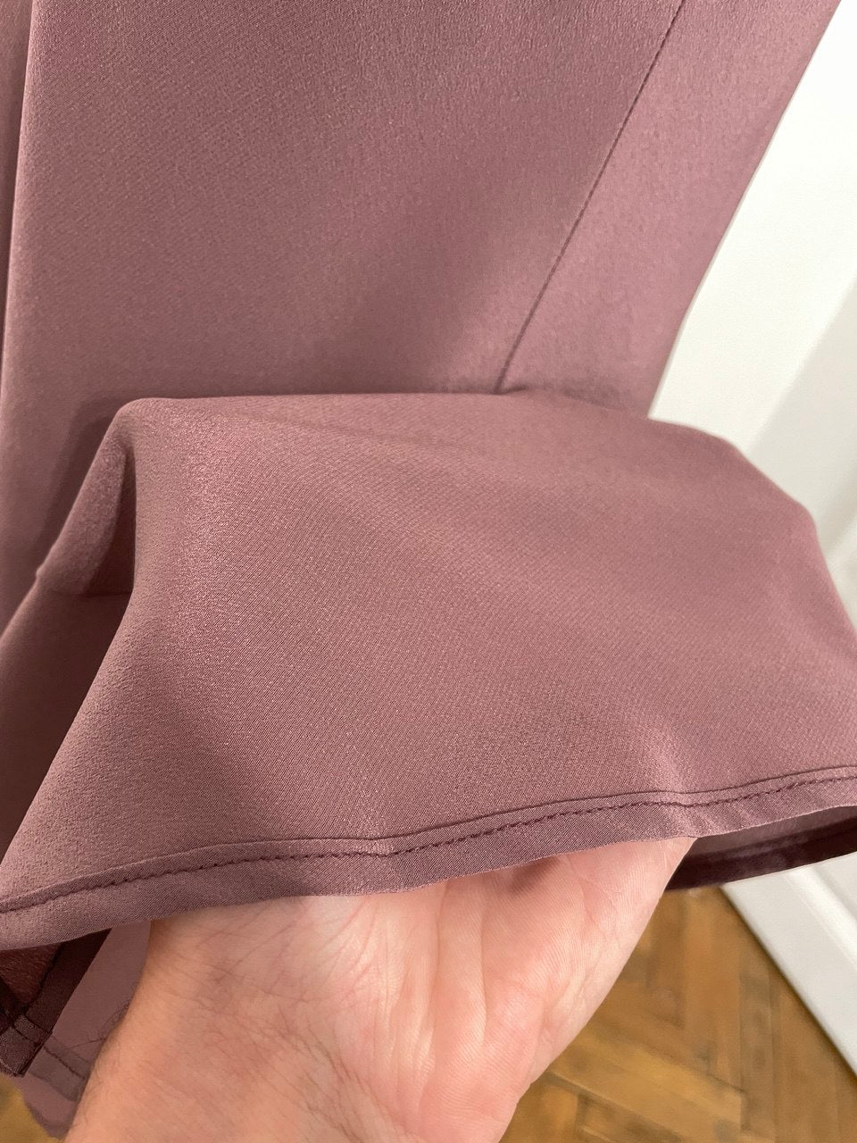 Lilac Silk Summer Dress