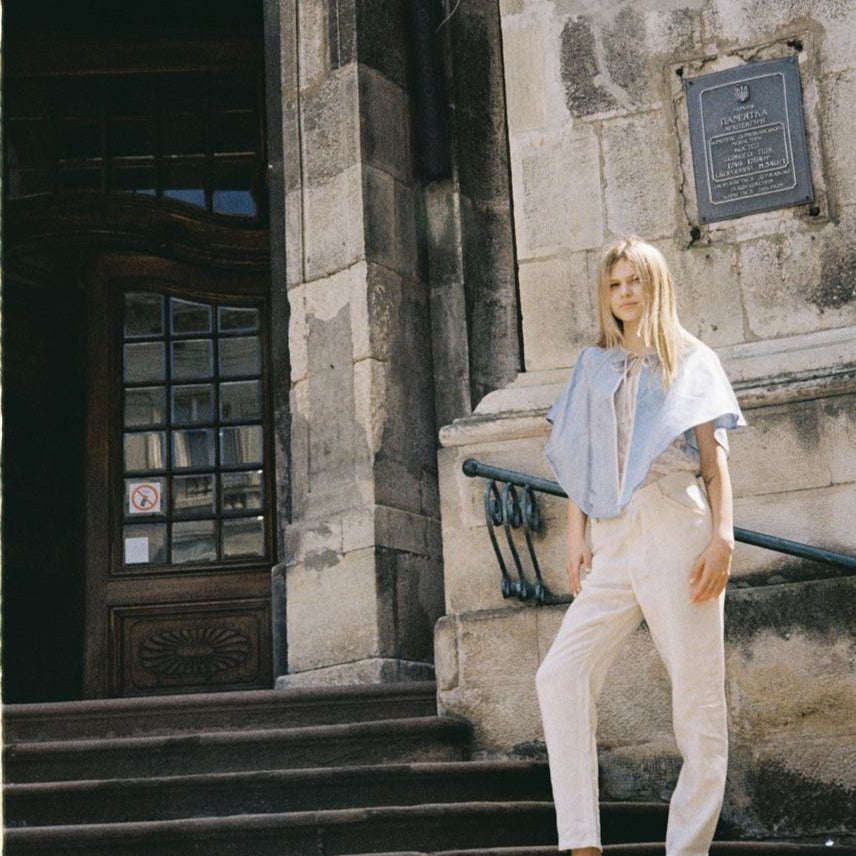 Dupioni Silk Open Cape