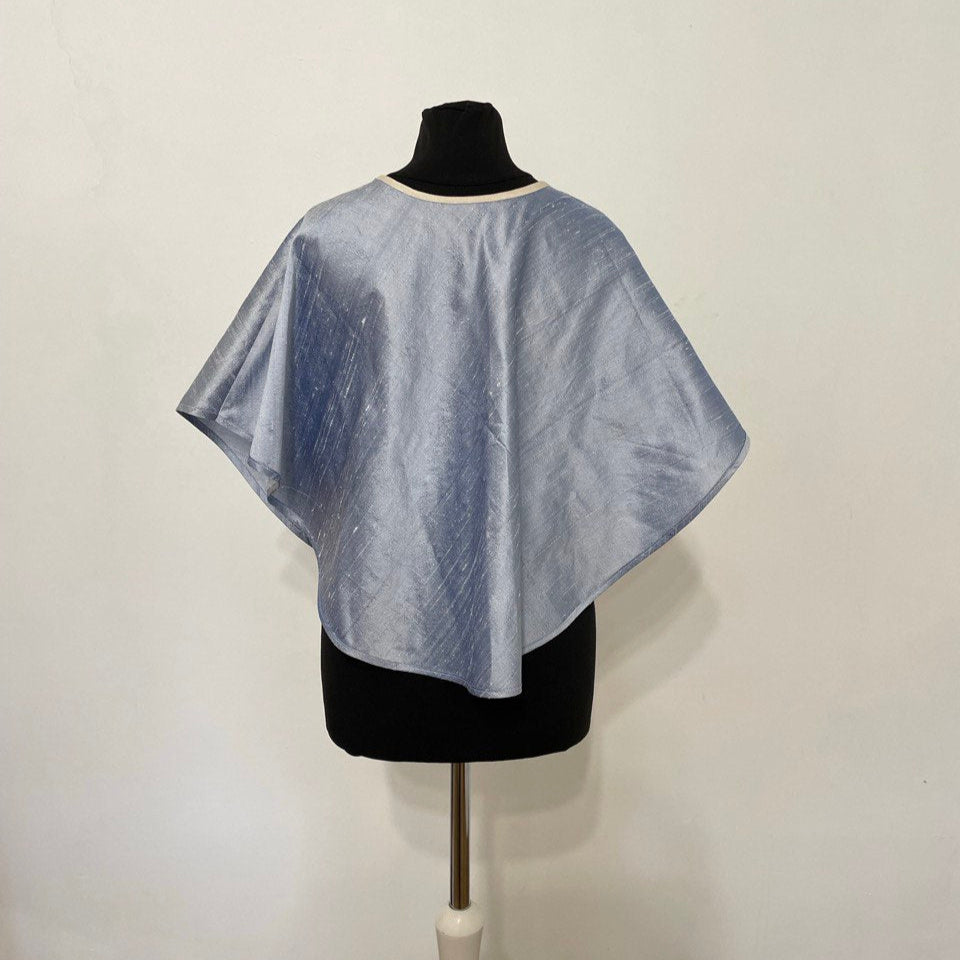Dupioni Silk Open Cape