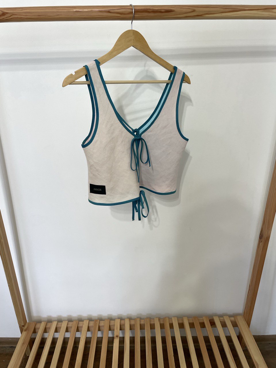 Pure Linen Impressionist Vest